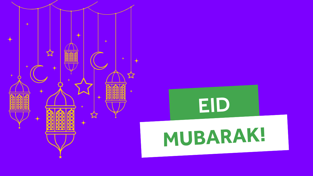 Eid Mubarak!